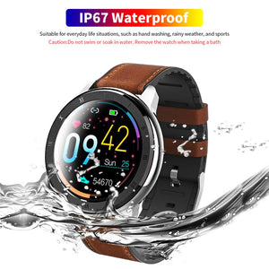 ELF2 PPG + ECG Smart Watch 1.3 Inch Full Round Touch Screen 360*360 HD Resolution Stainless Steel Case Strap Replaceable 40DC27