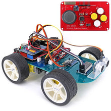 Load image into Gallery viewer, 4WD Wireless JoyStick 3.7v DIY Remote Control Smart Car Programmable High Tech Toy Kit with Tutorial for Arduino FOR  R3 Nano
