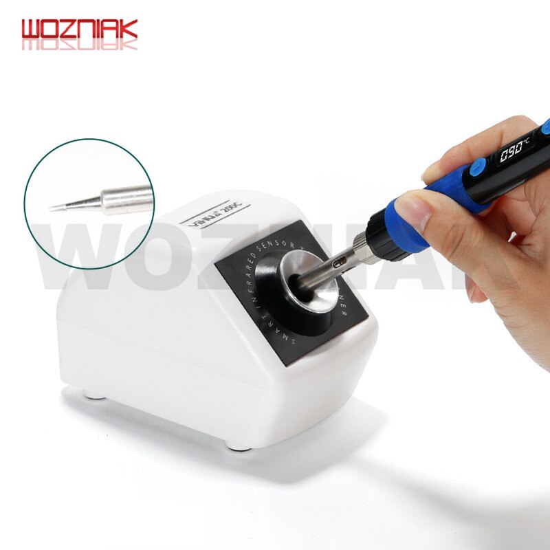 YIHUA 200C Infrared Sensor Smart Induction Soldering Iron Tip Cleaner With Light Weight Iron Tips Cleaning Tool